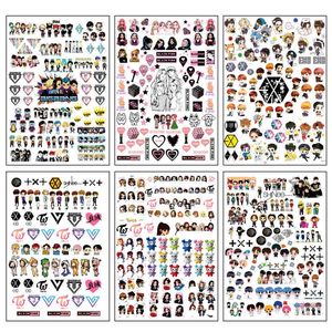 برچسب لنز ناخن کد k pop2 661 مجموعه 6 عددی